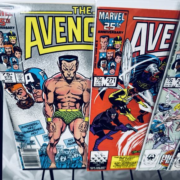 Avengers 270-272 274-290 Lot John Buscema Namor 1st Heavy Metal - Picture 4 of 8